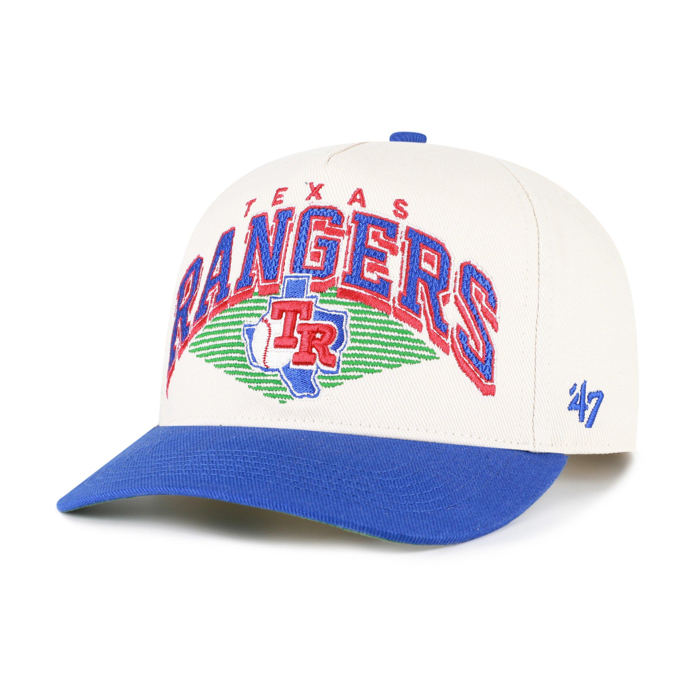 47 Texas Rangers Cooperstown Pomona Hitch Snapback Hat - Natural